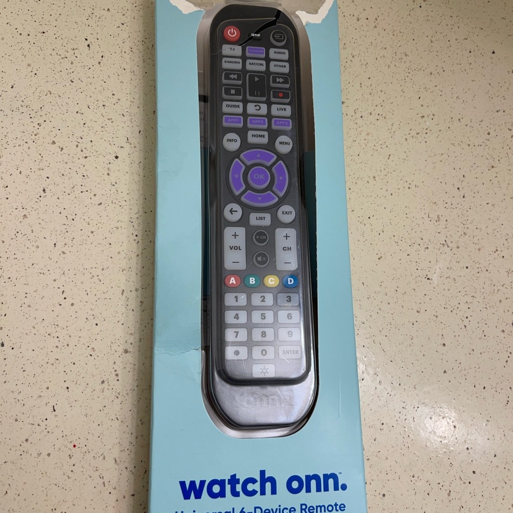Universal Remote Control - Black and Gray